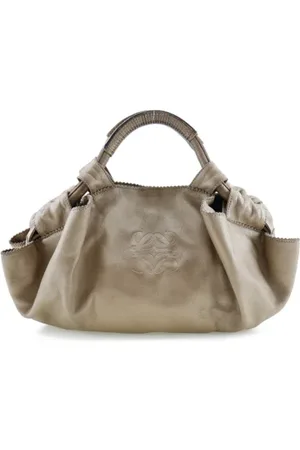 Loewe Pre-owned, Kobieta, Żółty, ONE SIZE, Skóra, Pre-owned Skórzane torebki