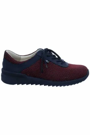 Finn Buty, Mężczyzna, Czerwony, 40 EU, Czerwone Buty na sznurówki