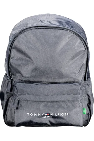 Tommy Hilfiger Torebki, Mężczyzna, Niebieski, ONE SIZE, Niebieski Plecak z Regulowanymi Paskami