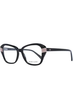 Guess Akcesoria, Kobieta, Czarny, ONE SIZE, Czarne Okulary Optyczne Kształt Prostokątny