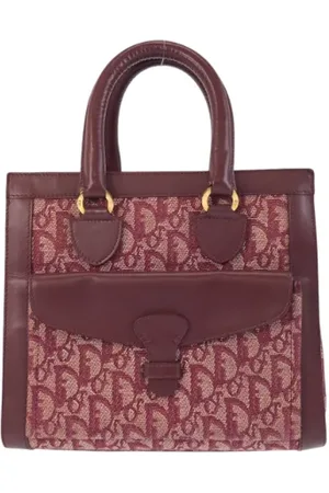 Dior Pre-owned, Kobieta, Czerwony, ONE SIZE, Skóra, Pre-owned Canvas totes