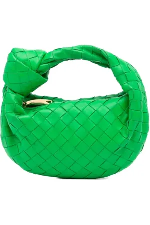 Bottega Veneta Pre-owned, Kobieta, Zielony, ONE SIZE, Skóra, Pre-owned Skórzane torebki