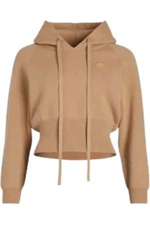 Patou Bluzy, Kobieta, Beżowy, M, Stylowy kaptur dla mężczyzn