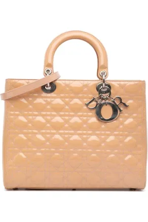 Dior Pre-owned, Kobieta, Beżowy, ONE SIZE, Skóra, Pre-owned Leather dior-bags