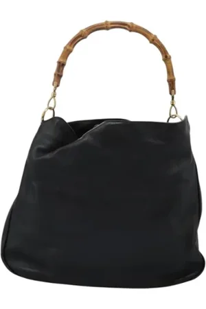 Gucci Pre-owned, Kobieta, Czarny, ONE SIZE, Skóra, Pre-owned Skórzane torebki
