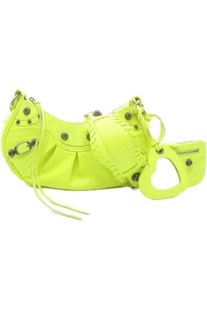 Balenciaga Pre-owned, Kobieta, Zielony, ONE SIZE, Skóra, Pre-owned skórzane torby na ramię