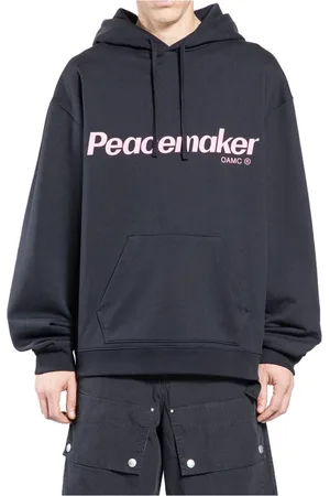 OAMC Bluzy, Mężczyzna, Czarny, 2XL, Peacemaker Flower Hoodie