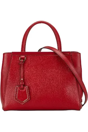Fendi Pre-owned, Kobieta, Czerwony, ONE SIZE, Skóra, Pre-owned Leather fendi-bags