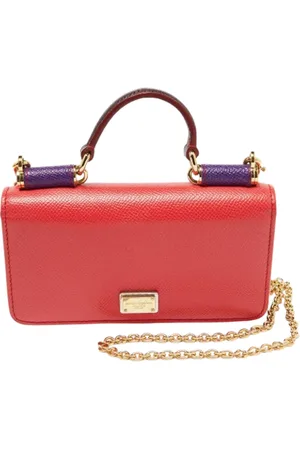 Dolce & Gabbana Pre-owned, Kobieta, Pomarańczowy, ONE SIZE, Pre-owned skórzane portfele