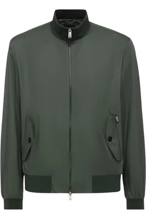 add Kurtki, Mężczyzna, Zielony, 2XL, Poliester, Lekka Kurtka Bomberka Z Dzianinowymi Szczegółami