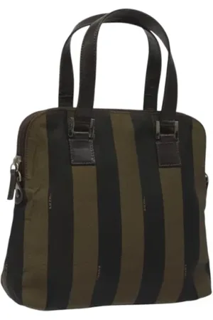 Fendi Pre-owned, Kobieta, brązowy, ONE SIZE, Skóra, Pre-owned Canvas handbags