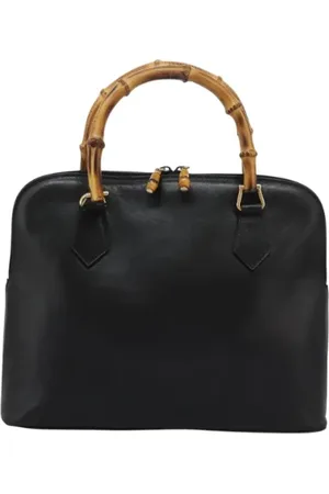Gucci Pre-owned, Kobieta, Czarny, ONE SIZE, Skóra, Pre-owned Skórzane torebki