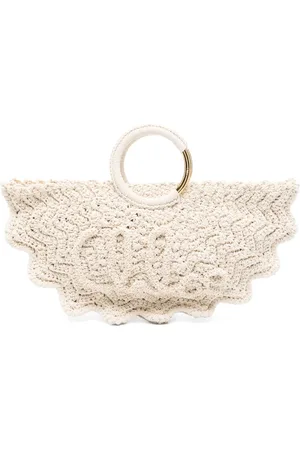 Chloé Torebki, Kobieta, Biały, ONE SIZE, Biała Mała Torba Tote z Bransoletką