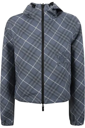 Burberry Kurtki, Kobieta, Niebieski, S, Stylowe Kurtki dla Kobiet