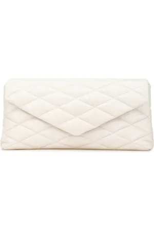 Saint Laurent Pre-owned, Kobieta, Biały, ONE SIZE, Skóra, Pre-owned Leather clutches