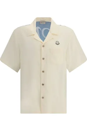 Moncler Koszule, Mężczyzna, Beżowy, XL, Nigo x Mercedes Benz Kubanska Koszula