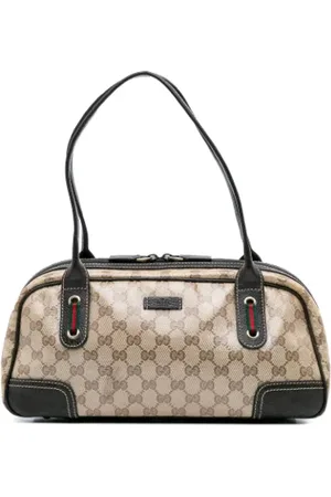 Gucci Pre-owned, Kobieta, Beżowy, ONE SIZE, Skóra, Pre-owned Fabric gucci-bags