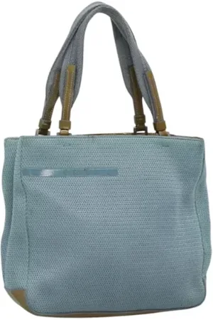 Prada Pre-owned, Kobieta, Niebieski, ONE SIZE, Nylon, Pre-owned Nylon handbags