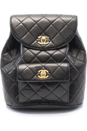 CHANEL Pre-owned, Kobieta, Czarny, ONE SIZE, Skóra, Pre-owned Leather backpacks