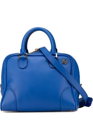 Loewe Pre-owned, Kobieta, Niebieski, ONE SIZE, Skóra, Pre-owned Skórzane torebki