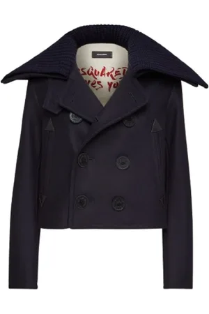 Dsquared2 Kurtki, Kobieta, Niebieski, S, Stylowa Kurtka H24