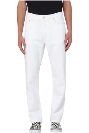 haikure Jeansy, Mężczyzna, Biały, W34, Białe jeansy Straight-Leg