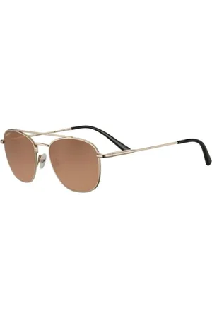 Serengeti Akcesoria, unisex, Żółty, ONE SIZE, Len, Odkryj najnowszą kolekcję okularów przeciwsłonecznych