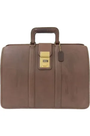 Coach Pre-owned, Mężczyzna, brązowy, ONE SIZE, Skóra, Pre-owned Leather briefcases