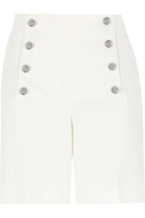 Etro Szorty, Kobieta, Beżowy, 2XS, Elegant Ivory Designer Short Sleeve Top