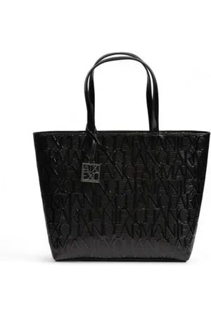 Armani Exchange Torebki, Kobieta, Czarny, ONE SIZE, Skóra, Elegancka Torba Damska z Poliestru i Dużą Pojemnością