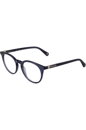 Guess Akcesoria, Kobieta, Niebieski, ONE SIZE, Niebieskie Unisex Okrągłe Oprawki Optyczne