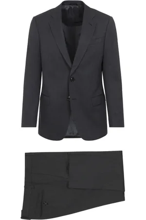 Giorgio Armani Garnitury, Mężczyzna, Szary, M, Elegancki Szary Garnitur