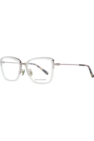 Scotch&Soda Akcesoria, Kobieta, Szary, ONE SIZE, Przezroczyste Okulary Optyczne Dla Kobiet Styl Trapezium