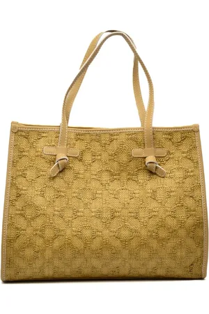 Gianni chiarini Torebki, Kobieta, Zielony, ONE SIZE, Zielona Słoma Torba na ramię Marcella