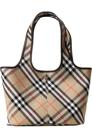 Burberry Torebki, Kobieta, Beżowy, ONE SIZE, Torebka w kratkę
