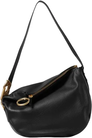 Burberry Torebki, Kobieta, Czarny, ONE SIZE, Elegancka Czarna Torba na Ramię