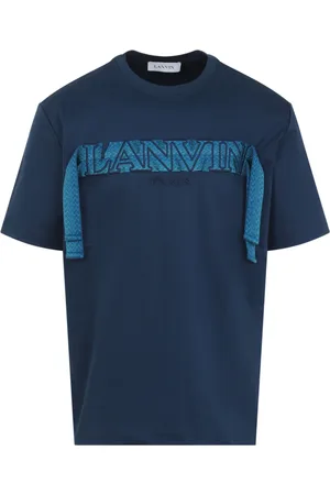 Lanvin Koszulki, Mężczyzna, Niebieski, L, Niebieski T-shirt & Polo Combo