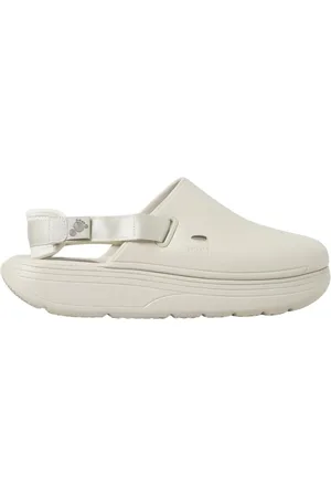 SUICOKE Buty, Kobieta, Biały, 38 EU, Białe Platformy Drewniaki Wygoda Buty