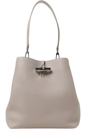 Longchamp Torebki, Kobieta, Szary, ONE SIZE, Elegancka torba na ramię Dove Grey