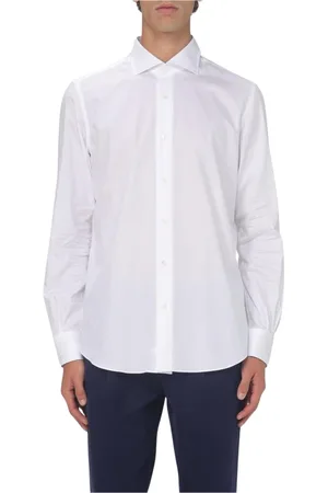 MAZZARELLI Koszule, Mężczyzna, Biały, 3XL, Bezczasowa biała koszula