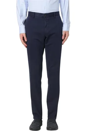 Incotex Spodnie, Mężczyzna, Niebieski, W34, Slim Fit Zielone Spodnie Spodnie