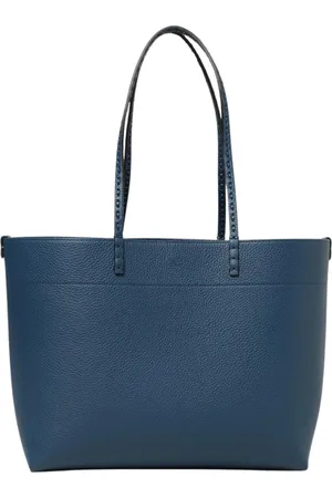 Fendi Torebki, Kobieta, Niebieski, ONE SIZE, Niebieska Torba Skórzana