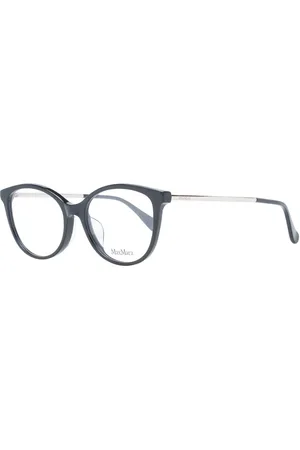 Max Mara Akcesoria, Kobieta, Czarny, ONE SIZE, Czarne Okulary Optyczne Damskie Styl Motyla