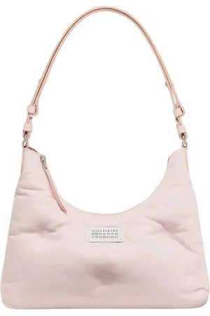 Maison Margiela Torebki, Kobieta, Różowy, ONE SIZE, Nylon, Ivory Elegancka Torba na Ramię