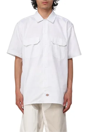 Dickies Koszule, Mężczyzna, Biały, L, Klasyczna Biała Koszula Robocza