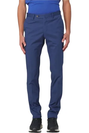 PT Torino Spodnie, Mężczyzna, Niebieski, XL, Spodnie Slim Fit W Stylu Militarnym