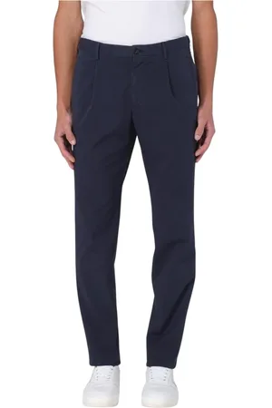 Incotex Spodnie, Mężczyzna, Niebieski, 4XL, Spodnie Slim-Fit z Wełnianym Mieszanki Niebieskie