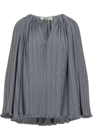 Lanvin Bluzki, Kobieta, Szary, S, Szara Stylowa Koszula Damska