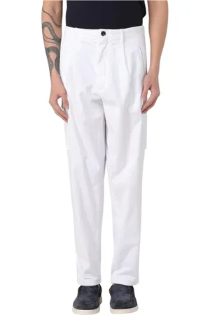 Giorgio Armani Spodnie, Mężczyzna, Biały, M, Uniwersalne Białe Casual Spodnie