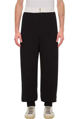 Alexander McQueen Spodnie, Mężczyzna, Czarny, S, Czarne Track Pants dla Mężczyzn